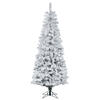 Vickerman Flocked Pacific Pencil Pine Artificial Christmas Tree - view 1 of 6