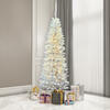 Vickerman White Salem Pencil Pine Artificial Christmas Tree - view 2 of 5