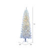Vickerman Sparkle White Spruce Pencil Artificial Christmas Tree - view 4 of 5