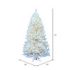 Vickerman Sparkle White Spruce Artificial Christmas Tree - view 4 of 5