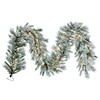 Vickerman Artificial Flocked Snow Ridge Garland - view 1 of 6