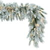 Vickerman Artificial Flocked Snow Ridge Garland - view 3 of 6