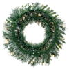 Vickerman Artificial Flocked Snow Ridge Wreath - view 3 of 7