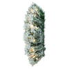 Vickerman Artificial Flocked Snow Ridge Wreath - view 6 of 7
