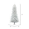 Vickerman Crystal White Pine Slim Artificial Christmas Tree - view 4 of 5