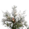 Vickerman Flocked Cheshire Artificial Christmas Tree - view 2 of 2
