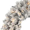 Vickerman Artificial Frosted Silver Wreath Wreath - view 3 of 3