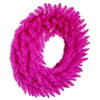Vickerman Hot Pink Artificial Wreath - view 4 of 5