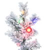 Vickerman Flocked Slim Alaskan Artificial Christmas Tree - view 2 of 5