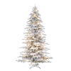 Vickerman Flocked Winter Fir Artificial Christmas Tree - view 1 of 5