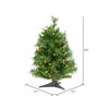 Vickerman Cheyenne Pine Artificial Tabletop Tree - view 4 of 4