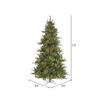 Vickerman Slim Mixed Country Pine Artificial Christmas Tree - view 4 of 5