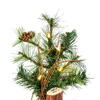 Vickerman Mixed Country Pine Artificial Alpine Tree - view 3 of 5