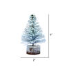Vickerman Flocked Village Tabletop Artificial Christmas Tree - view 4 of 5