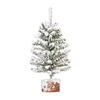 Vickerman Flocked Mini Pine Tabletop Artificial Christmas Tree - view 1 of 5