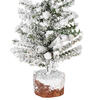 Vickerman Flocked Mini Pine Tabletop Artificial Christmas Tree - view 4 of 5