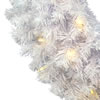 Vickerman Artificial Crystal White Wreath - view 2 of 3