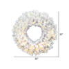 Vickerman Artificial Crystal White Wreath - view 3 of 3