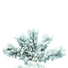 Vickerman Flocked Spruce Alpine Artificial Christmas Tree - view 3 of 4