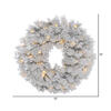 Vickerman Artificial Flocked Alaskan Wreath - view 2 of 2