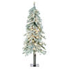 Vickerman Flocked Alpine Artificial Christmas Tree - view 1 of 5