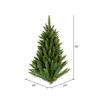 Vickerman Camdon Fir Artificial Wall Tree - view 2 of 2