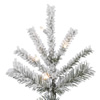 Vickerman Flocked Sierra Fir Slim Artificial Christmas Tree - view 3 of 6