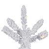 Vickerman Flocked White Spruce Slim Artificial Christmas Tree - view 3 of 5