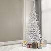 Vickerman Flocked White Spruce Slim Artificial Christmas Tree - view 2 of 5