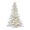 Vickerman Flocked White Spruce Artificial Christmas Tree - view 1 of 5