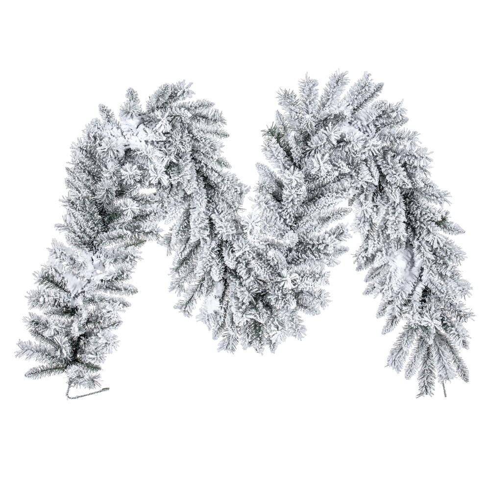 Vickerman Flocked Utica Fir Artificial Garland 