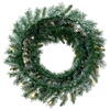 Vickerman Flocked Utica Fir Artificial Wreath  - view 2 of 6