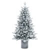Vickerman Frosted Potted Spruce Artificial Christmas Tree - view 1 of 3