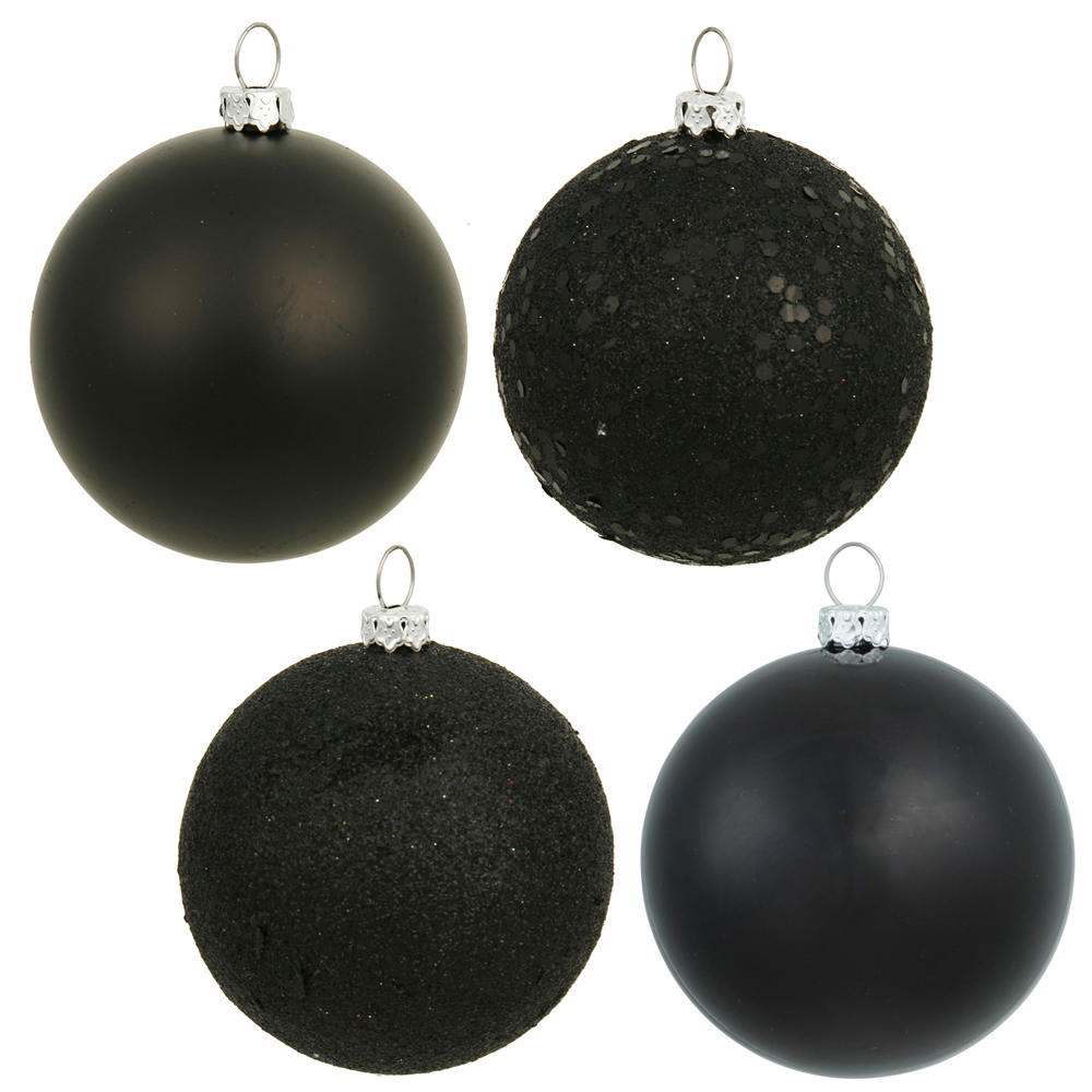 Vickerman Black Ball Ornament