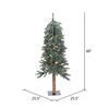 Vickerman Natural Bark Alpine Artificial Christmas Tree - view 4 of 4