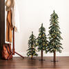 Vickerman Natural Bark Alpine Artificial Christmas Tree Set - view 2 of 7