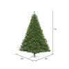 Vickerman Oregon Fir Artificial Christmas Tree - view 4 of 5
