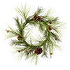 Vickerman Larkspur Pine Artificial Christmas Wreath - view 1 of 2
