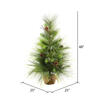 Vickerman Boulder Pine Series Artificial Christmas Tree - view 3 of 3