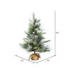 Vickerman Frosted Myers Pine Artificial Christmas Tree - view 3 of 3