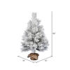 Vickerman Frosted Beckett Pine Artificial Christmas Tree - view 3 of 3