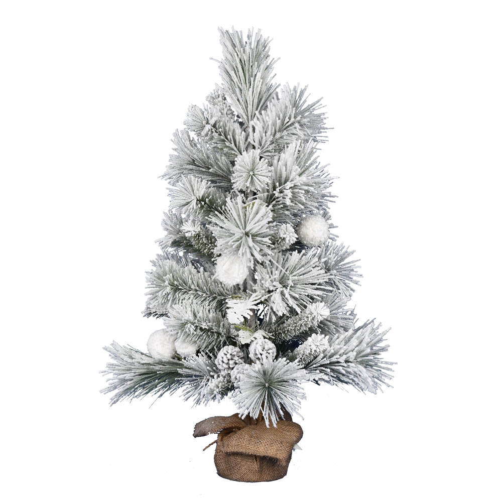 Vickerman Frosted Beacon Pine Artificial Christmas Tree