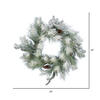Vickerman Frosted Ansell Pine Artificial Christmas Wreath - view 2 of 2