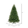 Vickerman Tiffany Fraser Fir Artificial Christmas Tree - view 4 of 6
