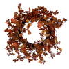 22" Orange Fall Leaves and Berry Wreath - view 1 of 6