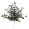 Vickerman Artificial Green Snow Cedar and Eucalyptus Bush - view 1 of 3