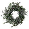 Vickerman Artificial Green Snow Cedar and Eucalyptus Christmas Wreath - view 1 of 7