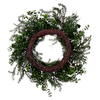 Vickerman Artificial Green Snow Cedar and Eucalyptus Christmas Wreath - view 4 of 7