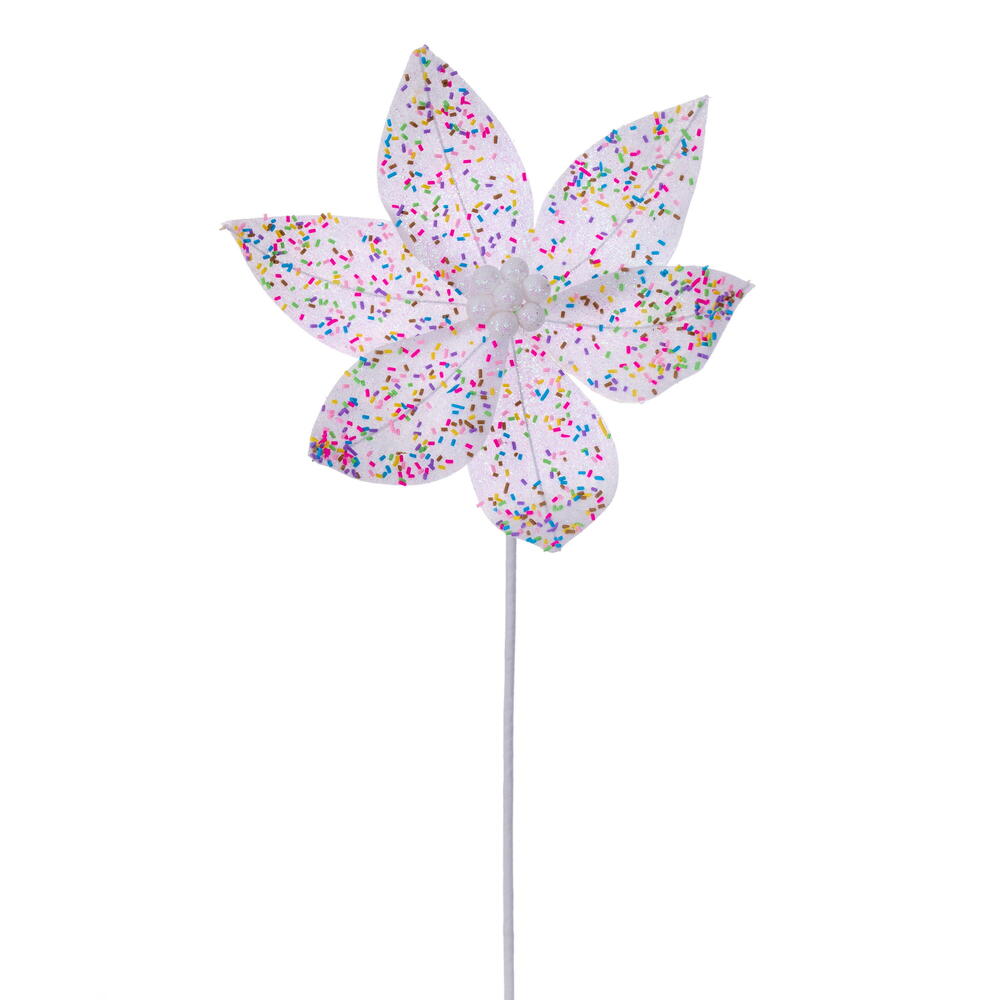 Vickerman 23" Poinsettia Stem