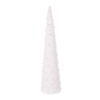 16" & 24" White Pearl Cone Tree 2/Set - view 2 of 3